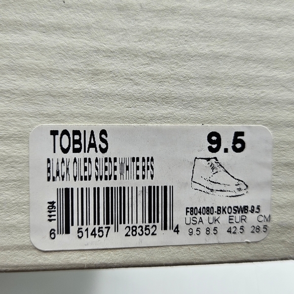 NWB Mens Roan Tobias shoes size 9.5 main image 8